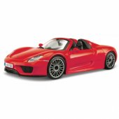 Bburago Porsche 918 Spyder raudona 1:24 BBURAGO