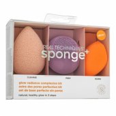 Real Techniques Sponge+ Glow veido priežiūros rinkinys