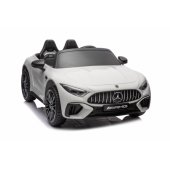 „Mercedes AMG SL63“ akumuliatorinis automobilis, baltas