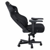 Kaiser 4 L Black Fabric Gaming Swivel Chair