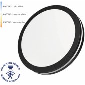 Vandeniui atsparus LED šviestuvas su PIR judesio jutikliu 20 W, 3CCT.