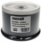 CD-R 700MB 52x Printable No ID Cake 50 vnt.