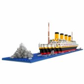 Titanic Ship Building Blocks 3D Ship Model 1878 pcs.
