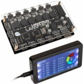 Lamptron RF625 Fan & ARGB Controller, Black