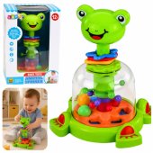 Interactive Frog Spinner with Spinning Balls for Babies