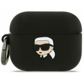 Silicone Karl Head 3D Apple AirPods Pro 3 Black