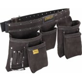 Leather tool apron with pockets