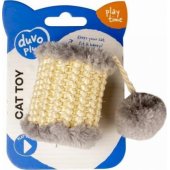 Duvo+ DUVO+ katės žaislas, sizalio ritinėlis + pomponas 13x5x5cm 12102