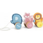 Viga Toys Viga 44023 PolarB Przyjaciele z Zoo do ciągnięcia