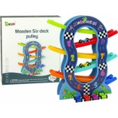 Lean Sport Wooden Slide 6 Level Cars Numbers