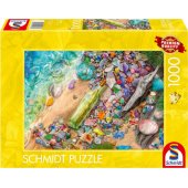 Schmidt Spiele Luminous paplūdimio lobių paieškos dėlionė, 1000 detalių