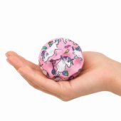 Šokinėjantis putplasčio kamuoliukas su įdubimais Anti-Stress Unicorns 7cm