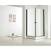 Napoli (A1011F) Easy Clean 90x90x195 juoda