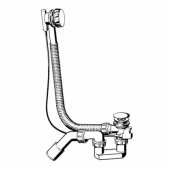 Viega Siphon Simplex drain and overflow set with automatic stopper