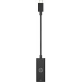 HP Adapter USB-C (male) > RJ45 (female) (black, 10cm)