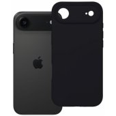 Silicone 2mm dėklas iPhone 17 Air, juodas