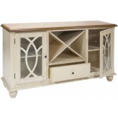 LILY 152x46xH84cm Antique White