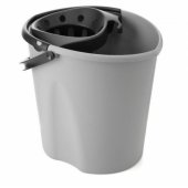 12L Eco Grey grindų šluota su nuspaudžiamu gręžtuvu
