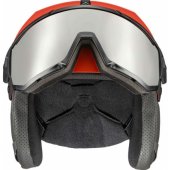 Instinct Visor 59-61 Fierce Red/ Black Matt