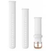 18mm White/ Rose Gold Venu 2S