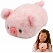Plush Pig Mascot Soft Cuddly Toy Pink 16 cm