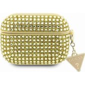 Rhinestone Triangle Charm Сover AirPods 3 Gold