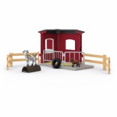 Schleich Farm World ožkų tvartas, žaidimų pastatas