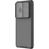 CamShield PRO kietas dėklas Galaxy S26 Plus, skaidrus-juodas