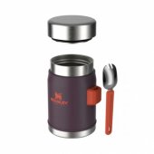 The Legendary Food Jar + Spork 0 4L Plum