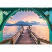 Ravensburger dėlionė Beautiful Walkways - romantiškas pėsčiųjų tiltelis prie Lac d®