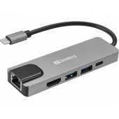 336-99 USB-C 5in1 Travel Dock Saver