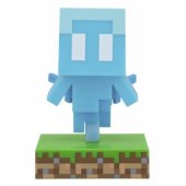 Minecraft Allay ikoninė lemputė, šviesiai mėlyna
