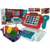 Children®s Fiscal Cash Register Calculator Vegetable Basket