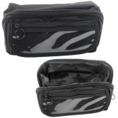 Pencil Case School Kit, Expandable, Roomy, Black, 20x10cm