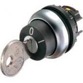 Eaton 3-position keyed switch actuator with self-return M22-W