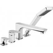 KFA Yoka 4-hole chrome bathtub mixer (5535-210-00)