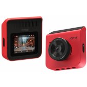 Dash Cam A400 + Rear Cam RC09 Set Red