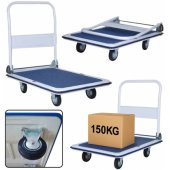 Platforminė transportavimo sandėlio platforminė vežimėlis iki 150 kg