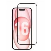 Visiškai klijuojamas grūdintas stiklas, skirtas iPhone 16 Pro