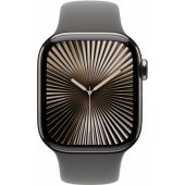 Watch Series 10 Cellular 42mm Natural Titanium/ Stone Grey Band - M/ L