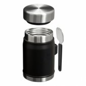 The Legendary Food Jar + Spork 0,4L melns 2.0