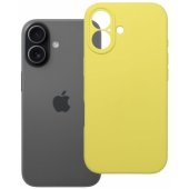 Silikoninis 2 mm dėklas iPhone 17, geltonas
