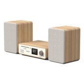 Classic Stereo Cotton White/ Oak