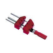 BESSEY sraigtinis spaustuvas S10 (raudonas, 100 mm, įsk. 2 stalo spaustuvus)