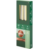PLONOS ŽVAKĖS, SIDABRIŠKAI BALTOS H24.5CM 4VNT