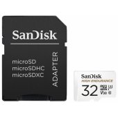 32GB High Endurance micro SDHC + Adapter