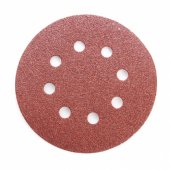 Klingspor lipnūs šlifavimo diskai 125 mm su skylėmis, grūdėtumas 60, 5 vnt. 45294
