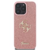 "Fixed Glitter Big 4G Case iPhone 16 Pro Max", rožinis