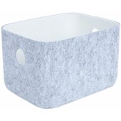 Lido Felt 20x15,5xH12cm Light Grey