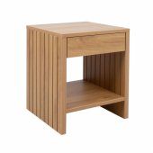 Nightstand SUNNY with drawer 40x40x50cm wood